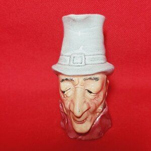 Vintage Kelsboro Ware Silas Sly Miniature Toby Mug England 3 Inches Tall